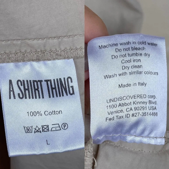 A SHIRT THING SUZANNE PARACHUTE - SAND LARGE - Picture 17 of 17